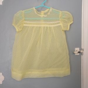 Yellow Sheer Vintage dress